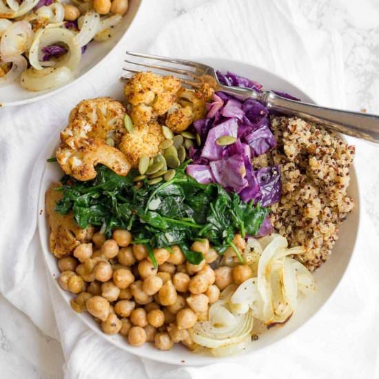 Cauliflower and Quinoa Power Bowls