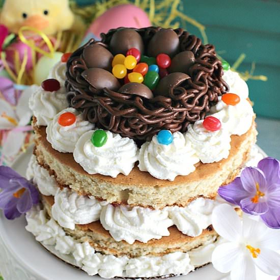 Strawberry Shortcake Easter Nest Cake