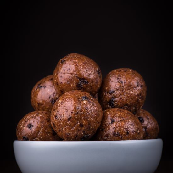 Hot Cross Bun Bliss Balls