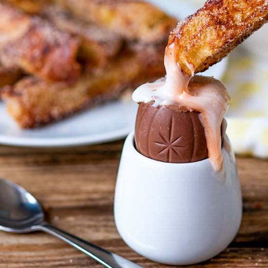Creme Egg and Cinnamon Toast