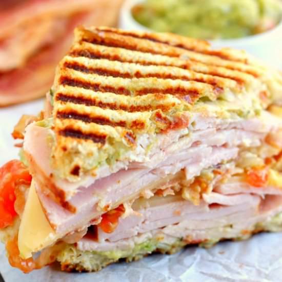 Turkey, Bacon and Guacamole Panini