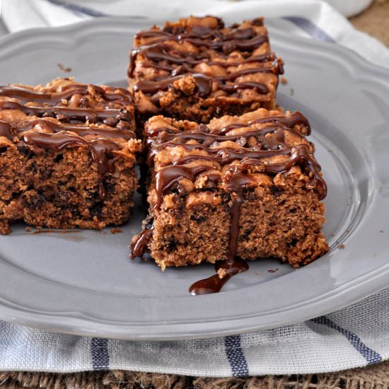 sesame butter chocolate chip cake