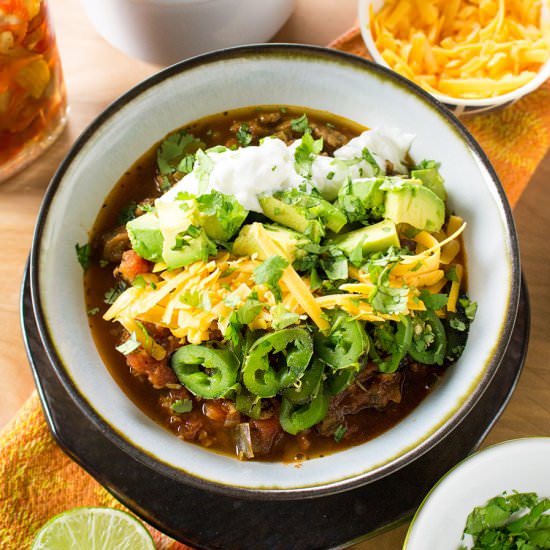Loaded Stuffed Pepper Soup
