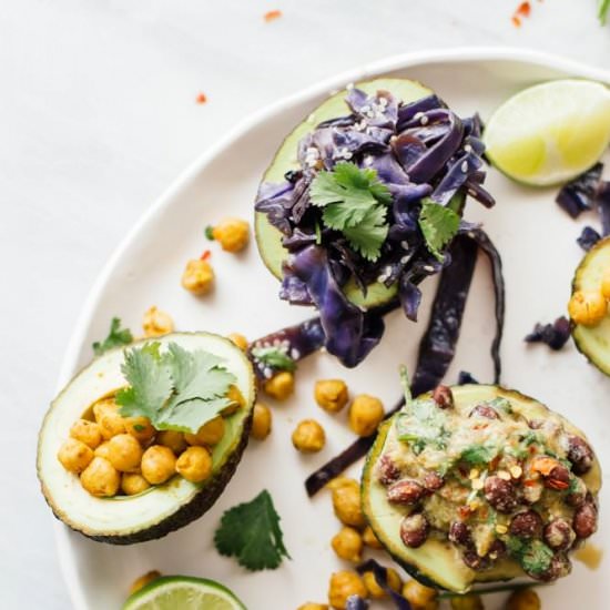 Avocado Boats, 3 Ways