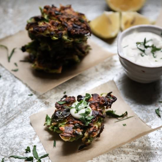 Brussels Sprouts Latkes