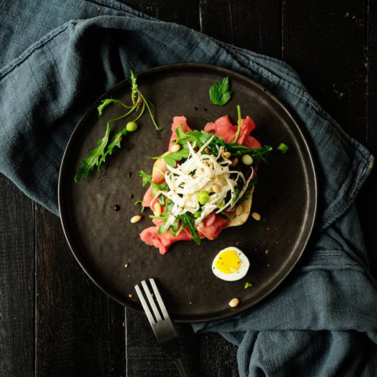 Beef Carpaccio with Celeriac