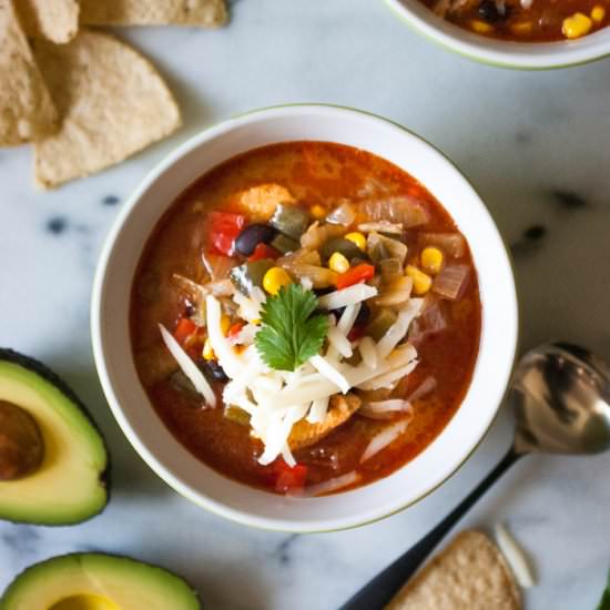 Southwest Chicken Soup