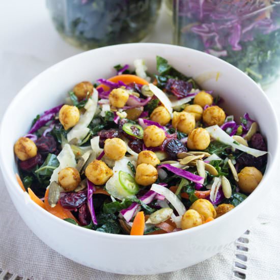 Mason Jar Kale Salad