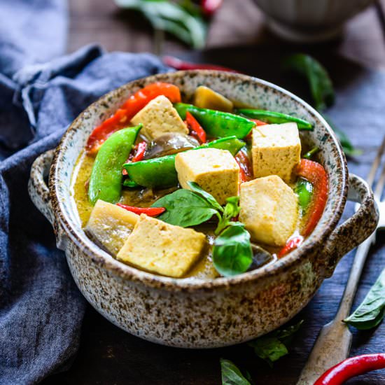 Thai Green Curry with Eggplant