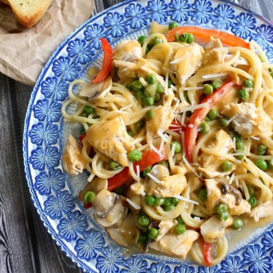 Cheddar Ranch Chicken Pasta