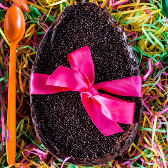 Chocolate Egg with Brigadeiro