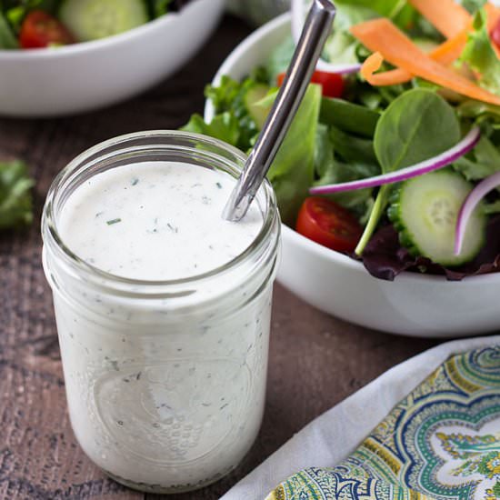Homemade Buttermilk Ranch Dressing