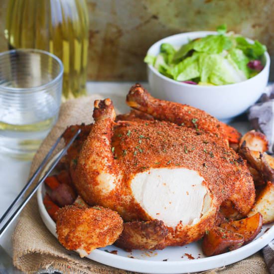Whole Roast Chicken & Vegetables