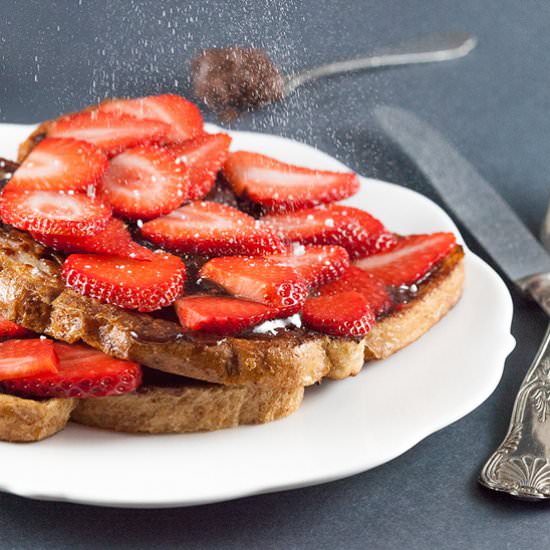 French Toast with Homemade Nutella
