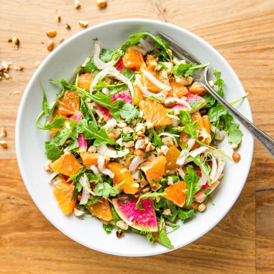 Arugula Salad with Citrus & Fennel