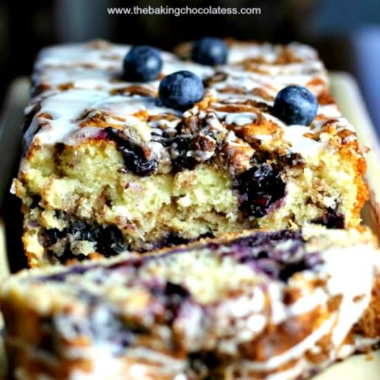 Country Blueberry Fritter Loaf