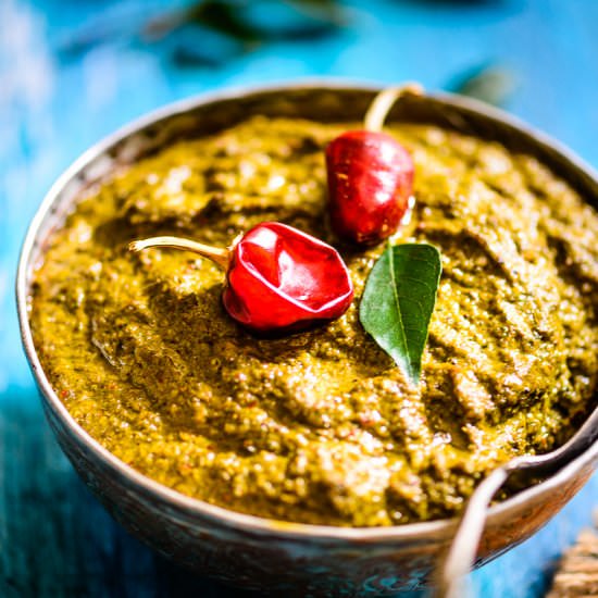 Curry Leaves Coconut Chutney