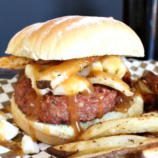Chicken Poutine Burgers