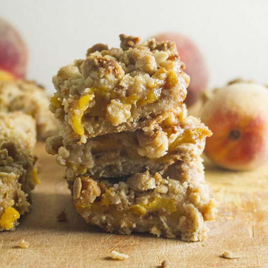 Peach Crisp Bars