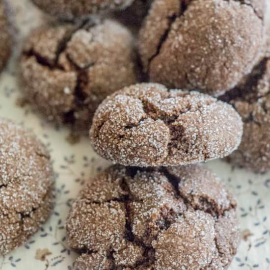 Cappuccino Crinkle Cookies