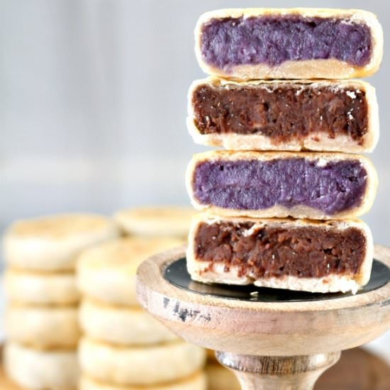 Hopia with Mungbean & Purple Yam