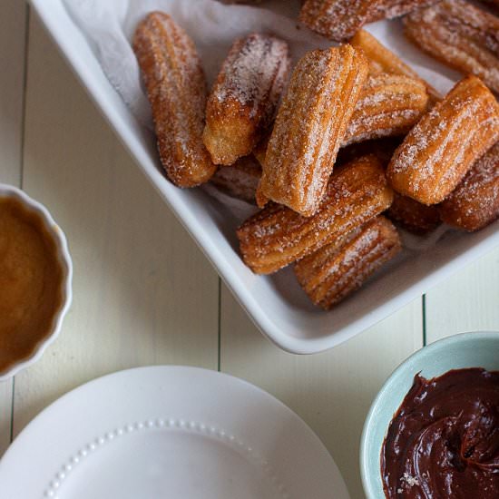 Sticky Toffee Churros