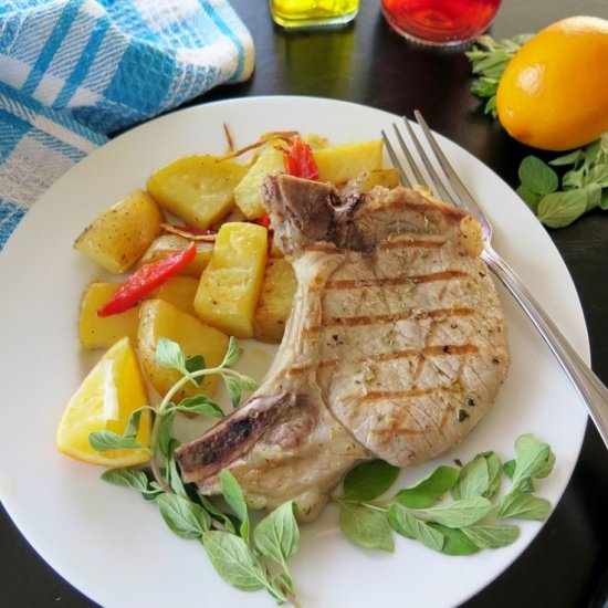 Brizola (Greek-style Pork Chops)