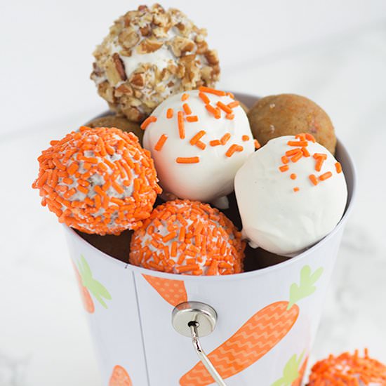 Cream Cheese Carrot Cake Cake Pops