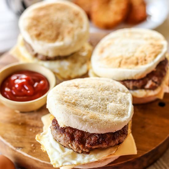 Copycat Sausage McMuffins