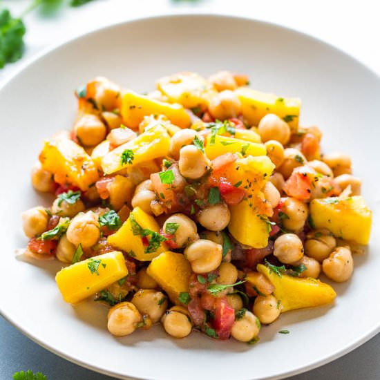 Tropical Chickpea Salad