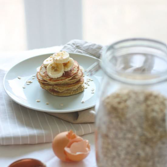 3 Ingredient Healthy Pancakes