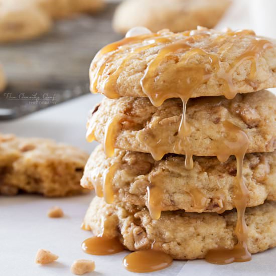 Butterfinger Toffee Cookies