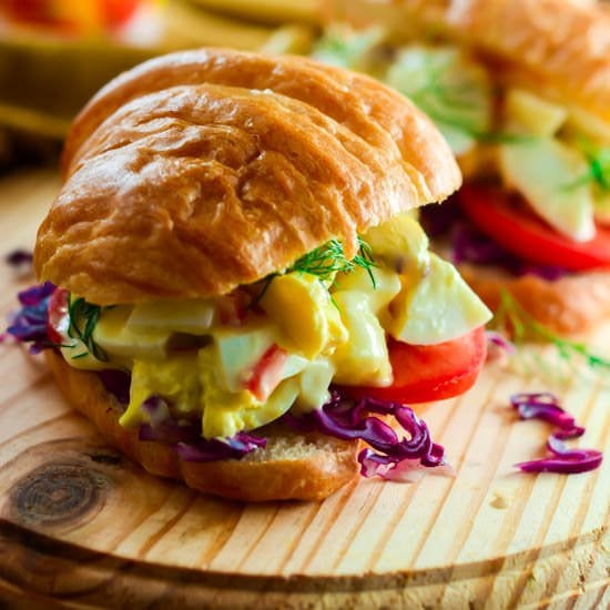 Egg Salad with Mango Mayo