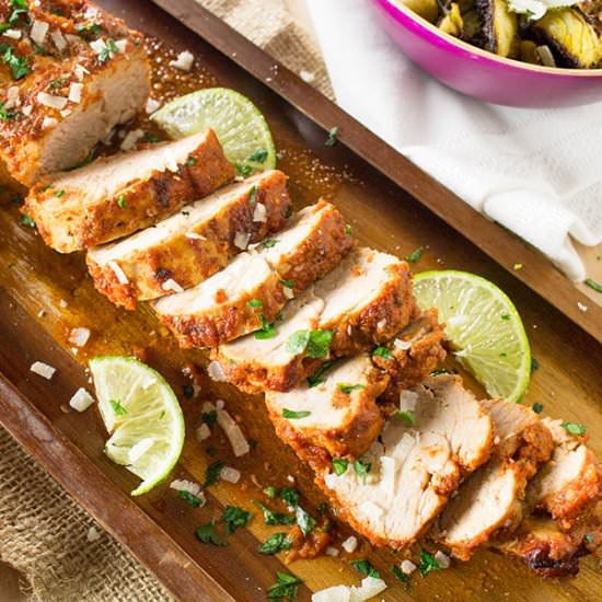 Chili Baked Pork Tenderloin