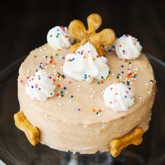 Doggy Birthday Cake
