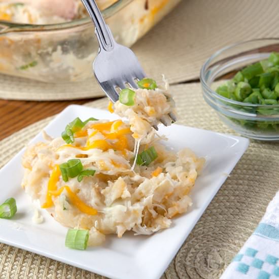 Cheesy Chicken and Potato Casserole