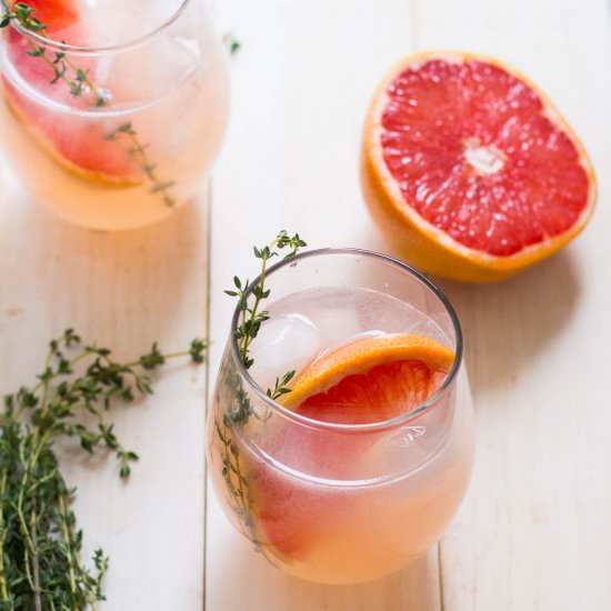 Grapefruit & Elderflower Cocktail