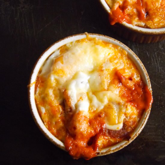 Baked Eggs with Chorizo and Cheese