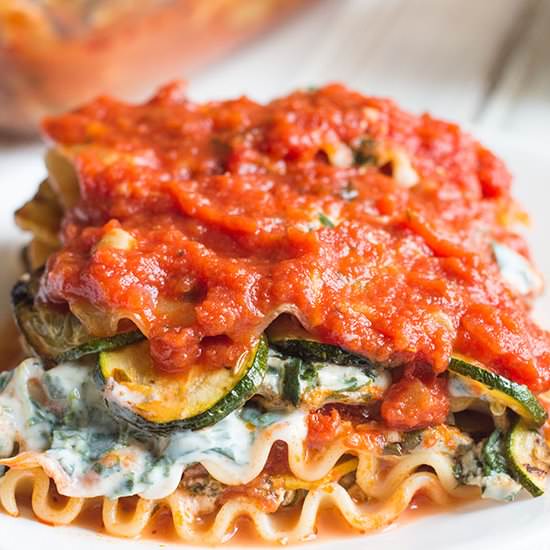 Homemade Vegetarian Lasagna
