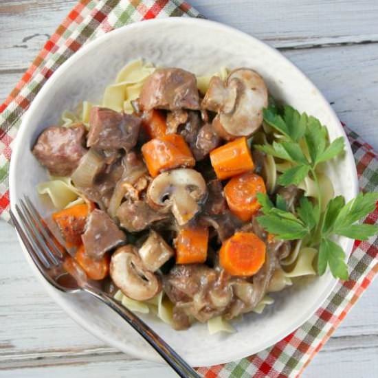 Slow Cooker Beef Burgundy