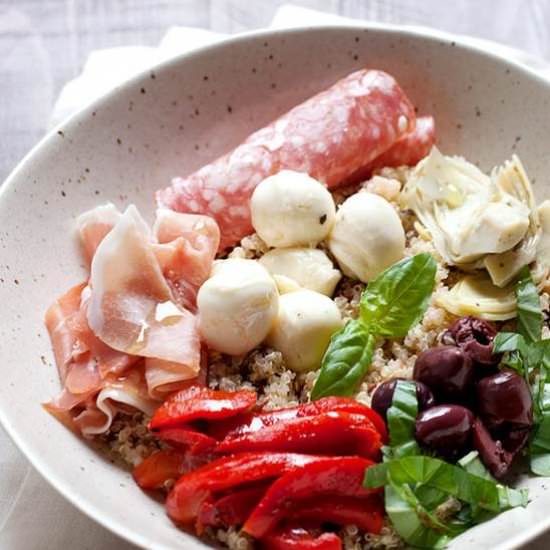 Antipasto Quinoa Bowls