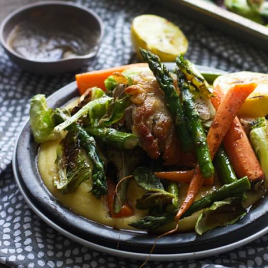 Roasted Spring Veggies