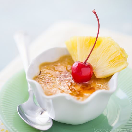 Pineapple Creme Brulee
