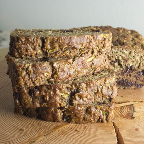 Coconut Chocolate Zucchini Bread