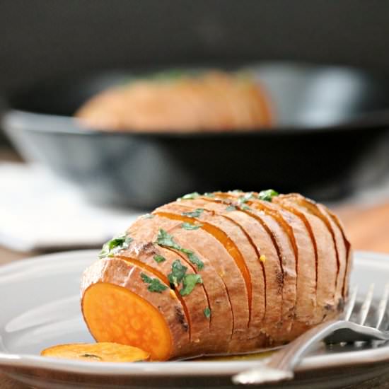 Hasselback Sweet Potatoes