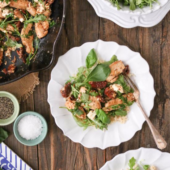 Chicken w/Sun-Dried Tomatoes + Feta