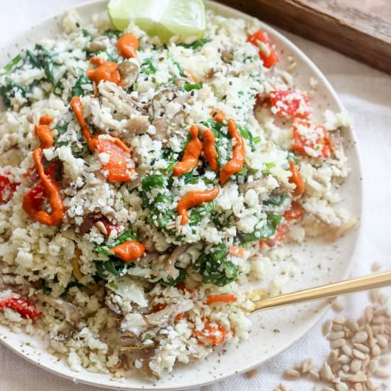 Easy Vegan Cauliflower Rice