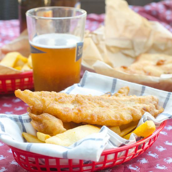 Beer Battered Fish and Chips