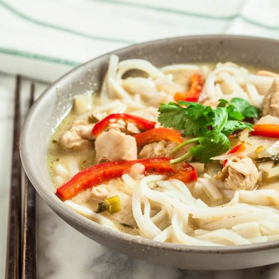 Thai Green Curry Noodles