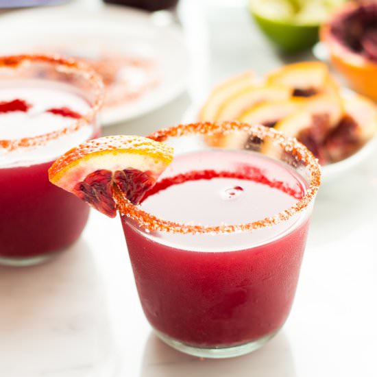 Fresh Blood Orange Margarita